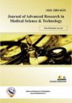 Journal of Advanced Research in Medical Science and Technology - Volume 1 - 2014