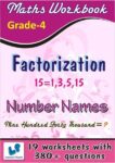 Grade-4-Maths-Factorization & Number Name-Workbook