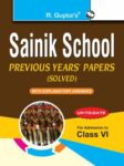 Sainik School Previous Years Papers Solved For 6th Class VI