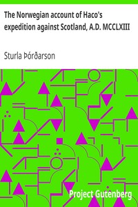 pg18299.cover_.medium.jpg The Norwegian account of Haco's expedition against Scotland, A.D. MCCLXIII. - Image 1