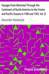 pg35659.cover_.medium.jpg Voyages from Montreal Through the Continent of North America to the Frozen and Pacific Oceans in 1789 and 1793. Vol. II - Image 1