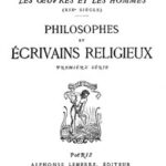 Philosophes et Écrivains Religieux