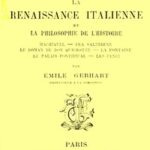La Renaissance Italienne et la Philosophie de l'Histoire