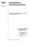Exportbeleid en sectorstructuurbeleid