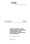 Labour participation and unempoyment; a comparison of developments and institutions in Germany and The Netherlands