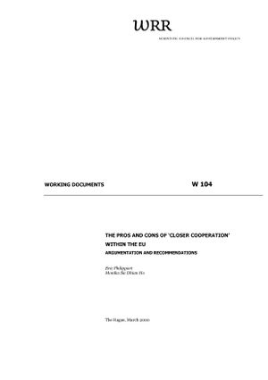 thumbnail-10220.jpg The pros and cons of 'closer coöperation' within the EU. Argumentation and recommendations - Image 1