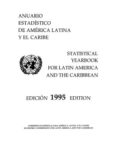 Anuario Estadístico de América Latina y el Caribe 1995 = Statistical Yearbook for Latin America and the Caribbean 1995