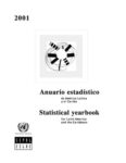 Anuario Estadístico de América Latina y el Caribe 2001 = Statistical Yearbook for Latin America and the Caribbean 2001