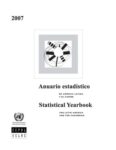 Anuario Estadístico de América Latina y el Caribe 2007 = Statistical Yearbook of Latin America and the Caribbean 2007