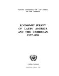 Estudio Económico de América Latina y el Caribe 1997-1998 = Economic Survey of Latin America and the Caribbean 1997-1998