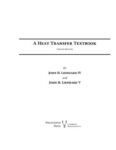 A Heat Transfer Textbook