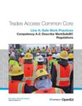 Line A: Safe Work Practices: Competency A-2: Describe WorkSafeBC Regulations