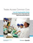 Line B: Employability Skills: Competency B-4: Describe the Apprenticeship System