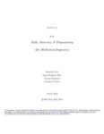 Math, Numerics and Programming: For Mechanical Engineers