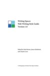 Writing Spaces Web Writing Style Guide: Version 1.0