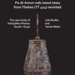 The family of Pa-di-Amun-neb-nesut-tawy from Thebes (TT 414) revisited: The Case Study of Kalutj/Nes-Khonsu (G108 + G137)