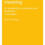 Analyzing meaning:: An introduction to semantics and pragmatics.