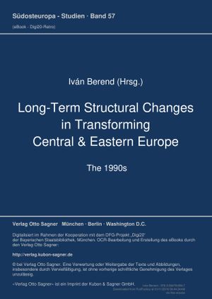 thumbnail-6668.jpg Long-Term Structural Changes in Transforming Central & Eastern Europe (The 1990s) - Image 1