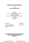 Concept Of Human Rights In Guru Nanak Bani